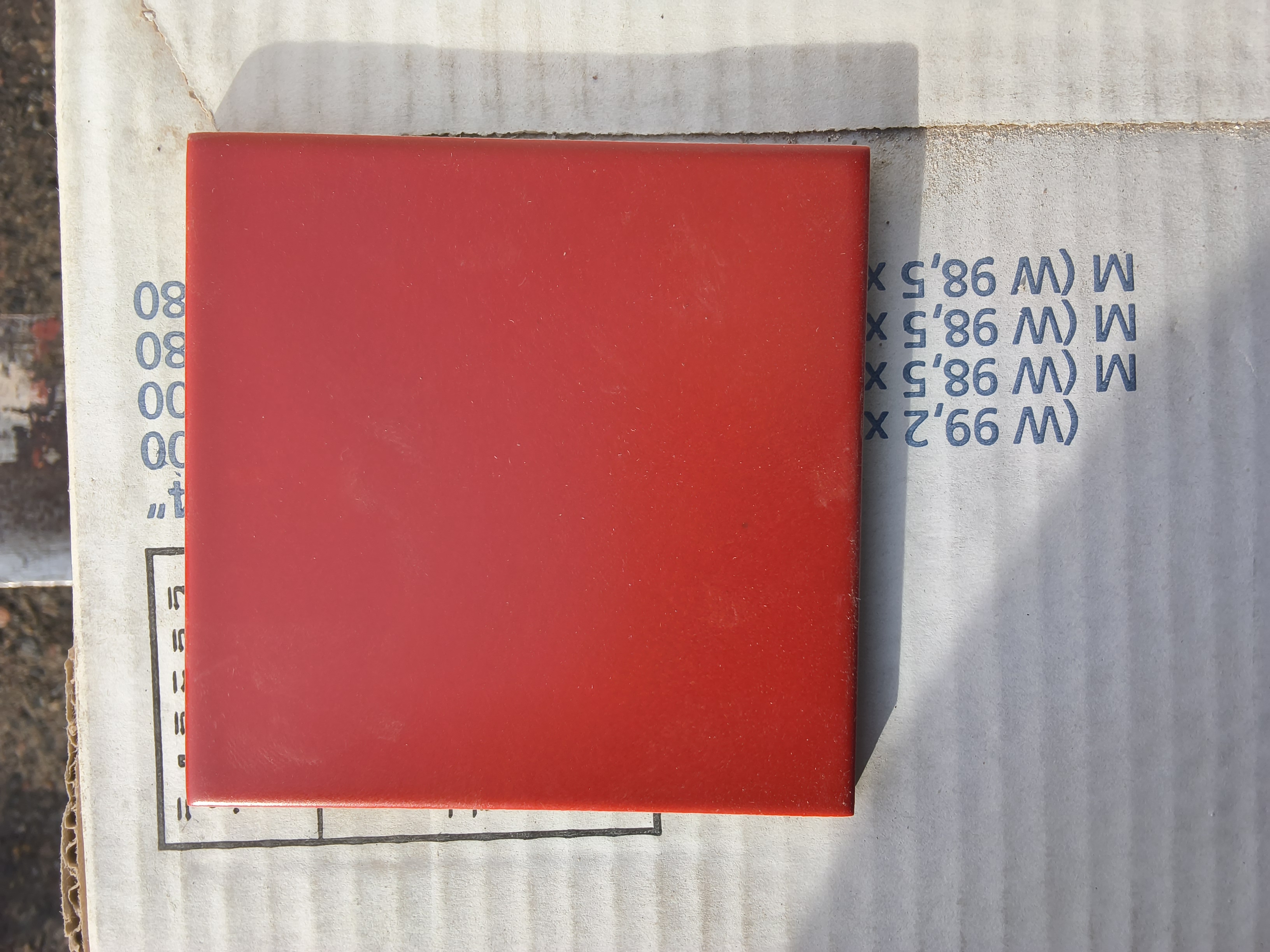 Klinker 100x100 röda 10 kvm