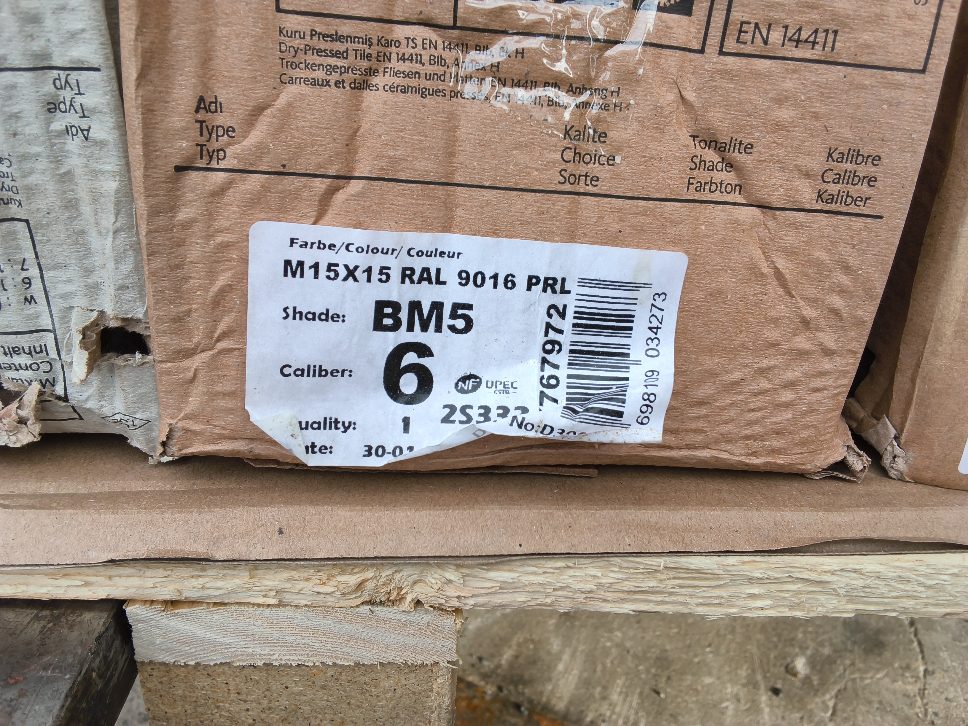 Klinker 150x150 mm